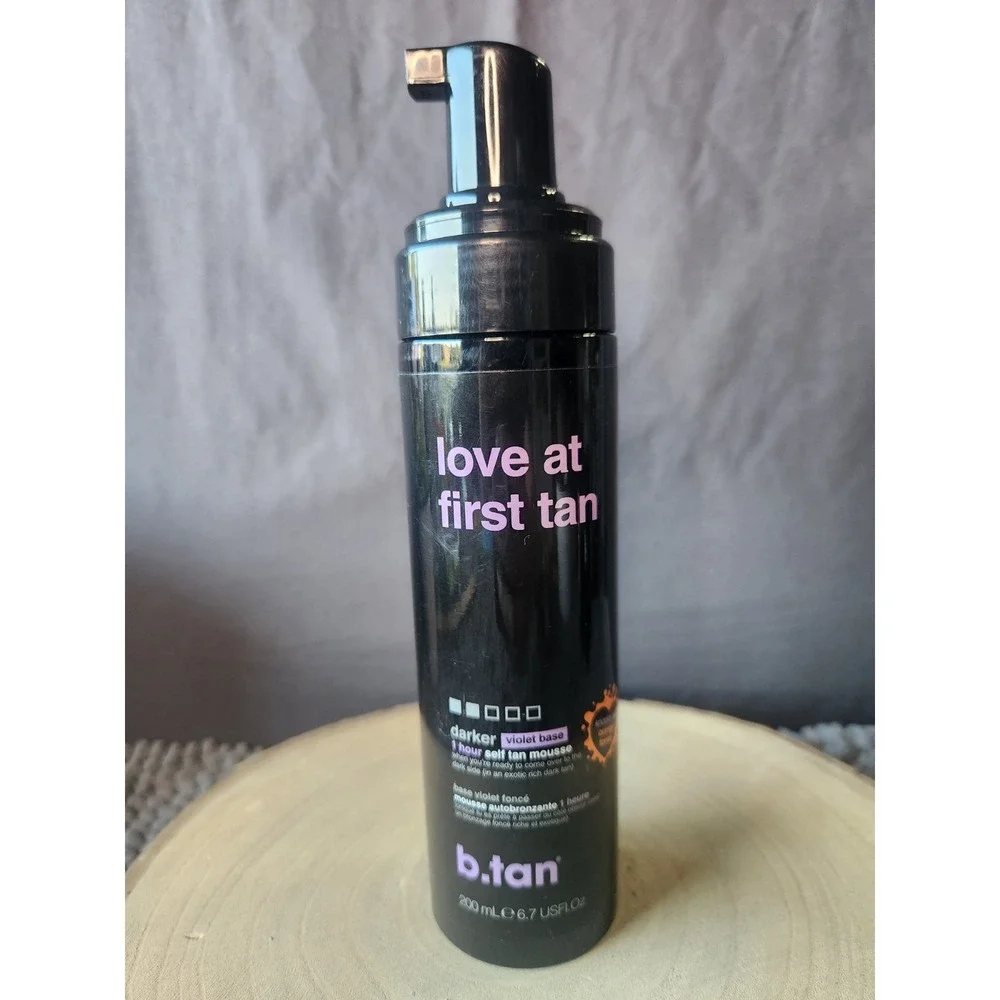 b.tan 'Love At First Tan' Violet-Based Self‎ Tanner Mousse~NEW